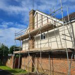 House in Ashford being Decorated